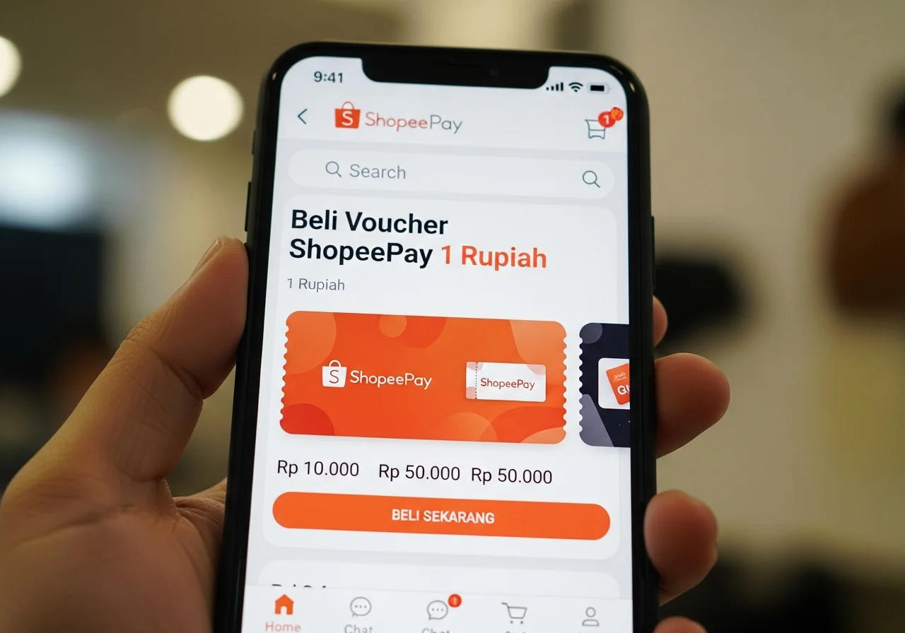 Voucher ShopeePay 1 Rupiah