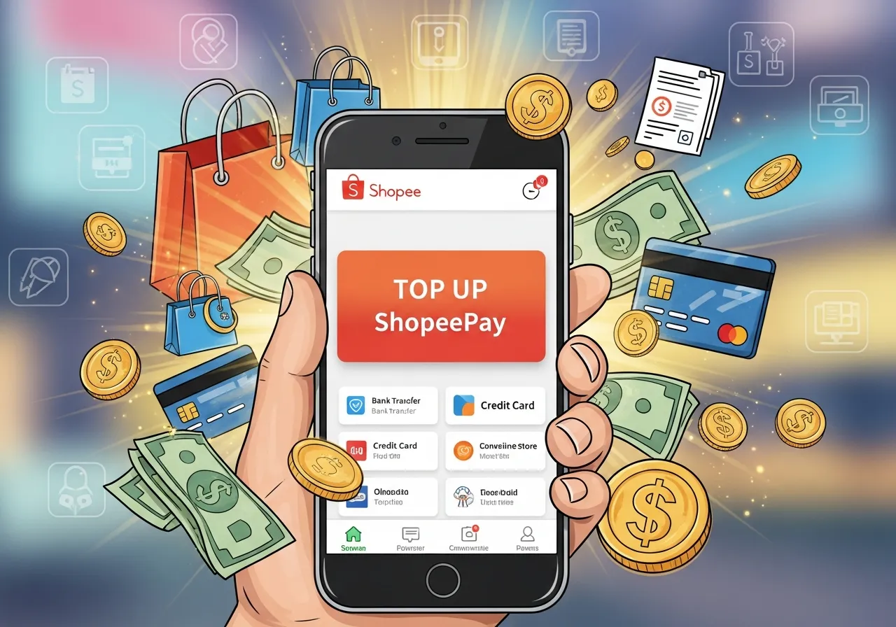 Cara Top Up ShopeePay Paling Mudah & Murah