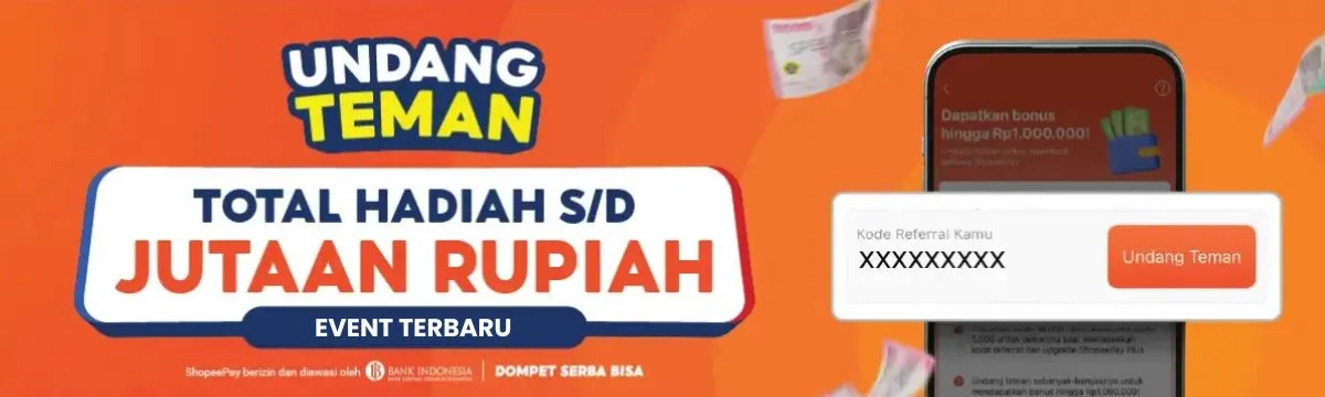 Undang Teman Total Hadiah Jutaan Rupiah